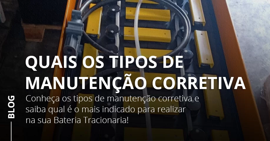 Quais os tipos de manutenção corretiva?